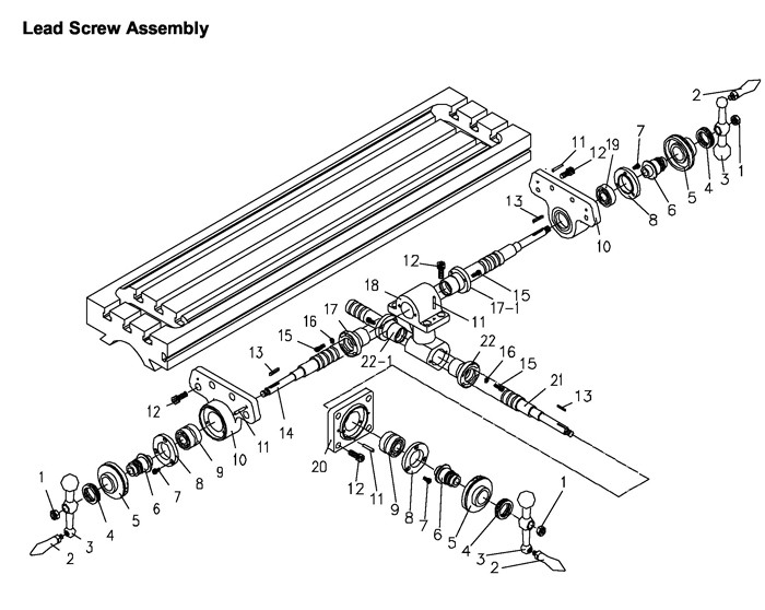 Jet 690107_JTM4VS Turret Mill Parts