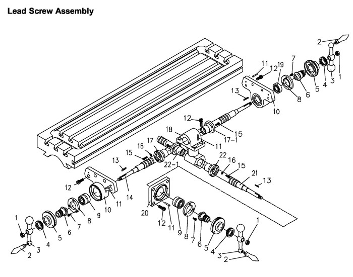 Jet 690182_JTM-4VS Turret Mill Parts