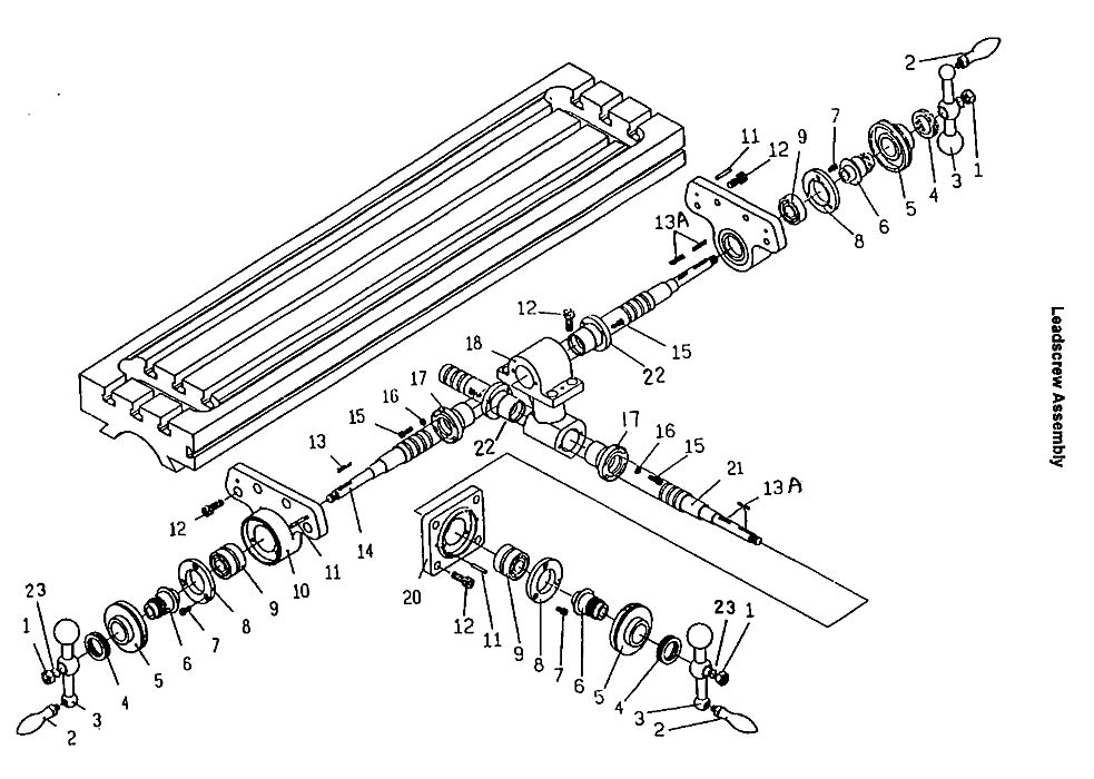 Jet 690912_JTM-1050EVS Turret Mill Parts