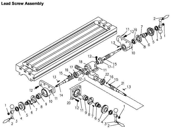 Jet 690918_JTM-4VS Turret Mill Parts