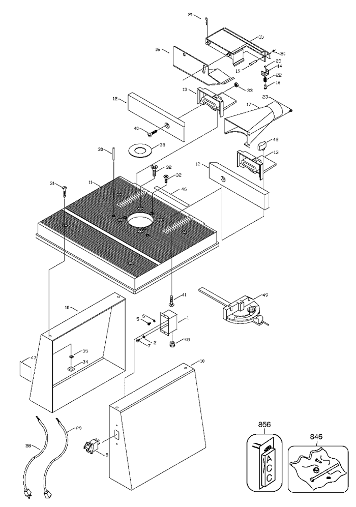 Porter Cable 697 Router Parts