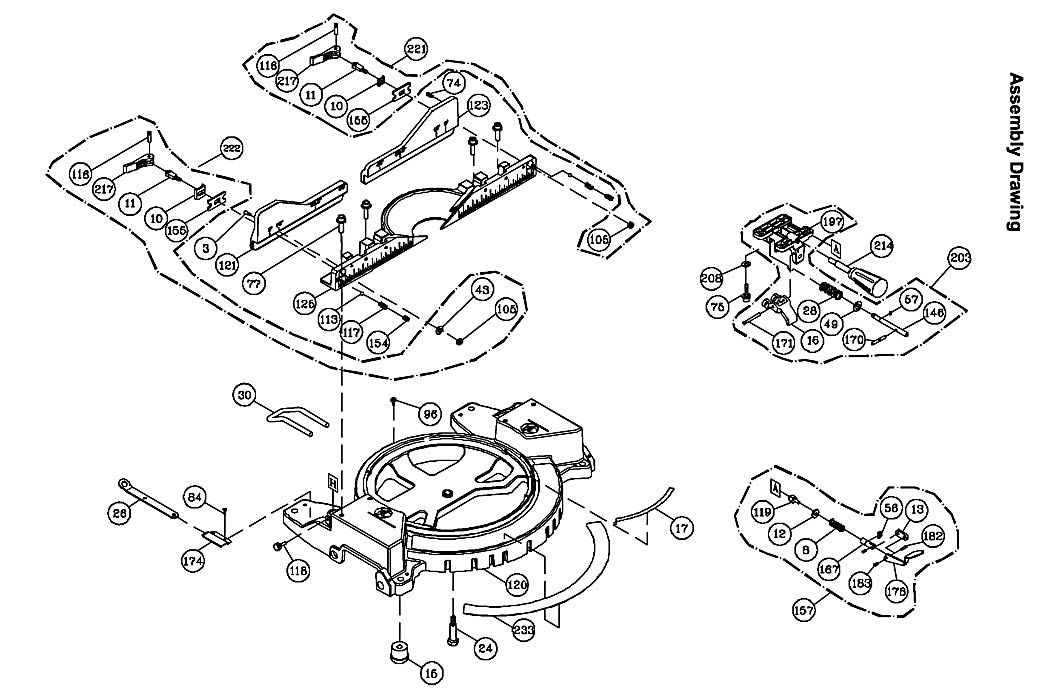 Jet 707120_JMS-12SCMS Miter Saw Parts