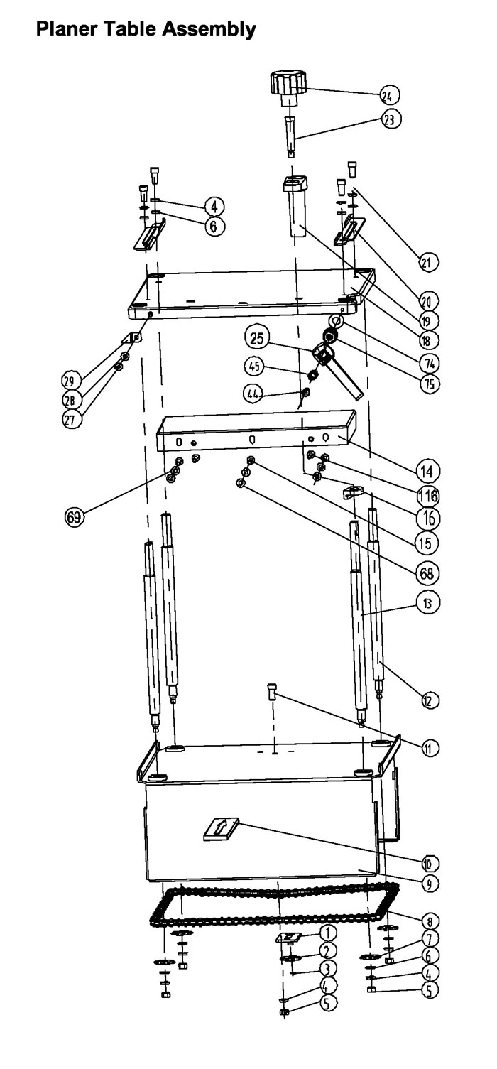 Jet 707410_JJP-10BTOS Jointer-Planer Parts