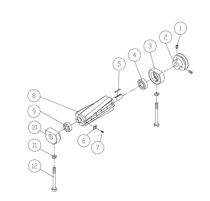 Jet 708466DXK_JJ-6HHDX Jointer Parts