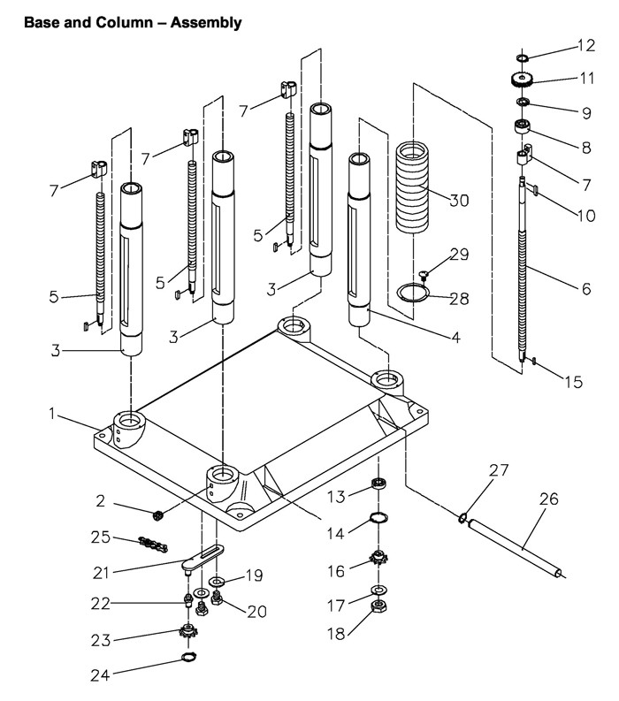 Jet 708528_JWP-208 Planer Parts