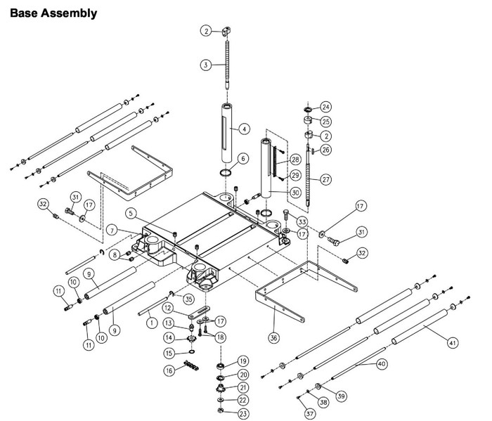 Jet 708531_JWP-16OS Planer Parts