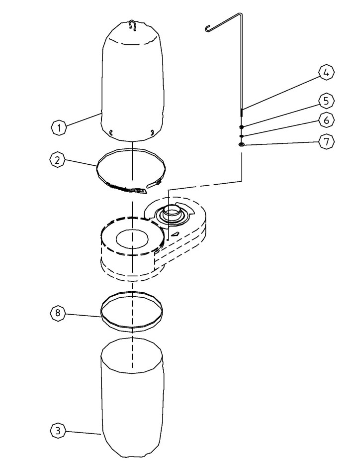 Jet 708642BK_DC-650 Dust Collector Parts