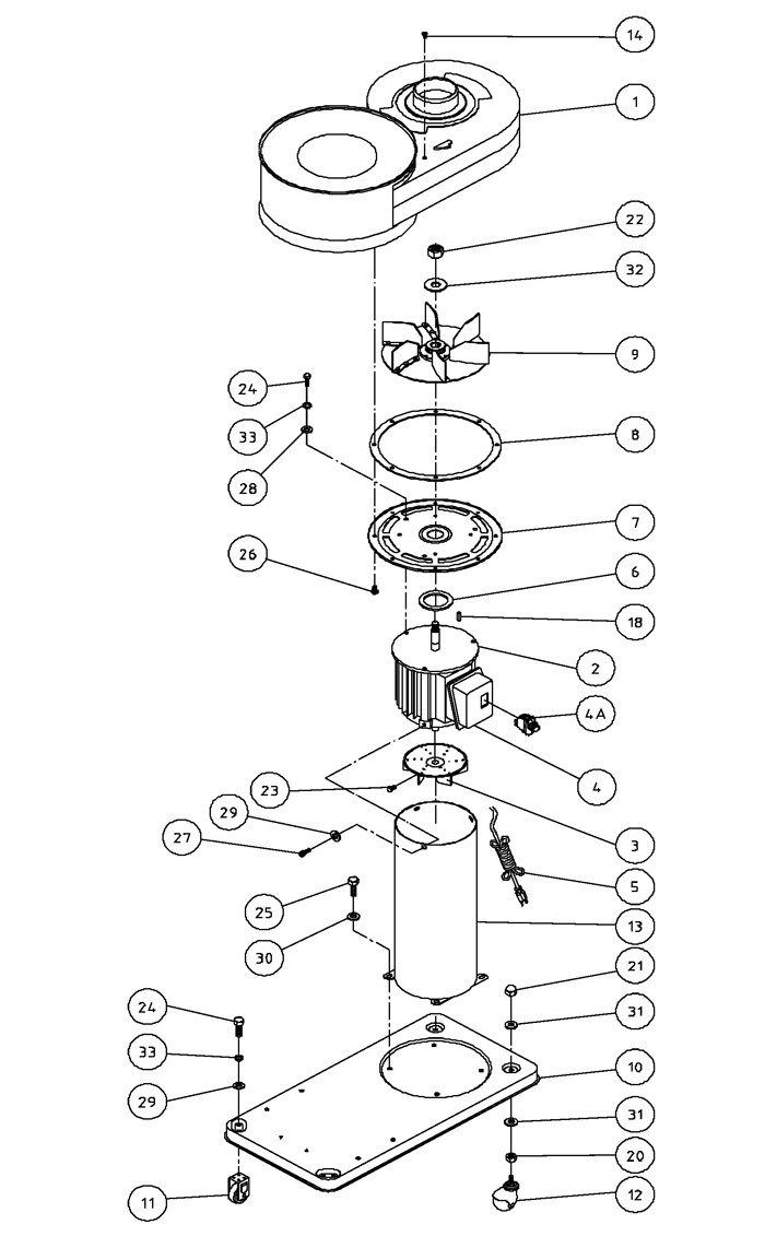 Jet 708642MK_DC-650 Dust Collector Parts