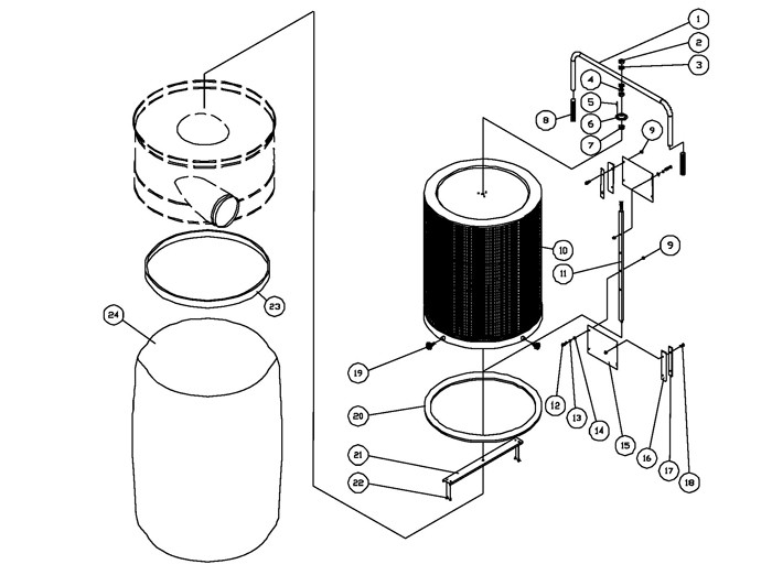 Jet 710703K_DC-1200VX Dust Collector Parts