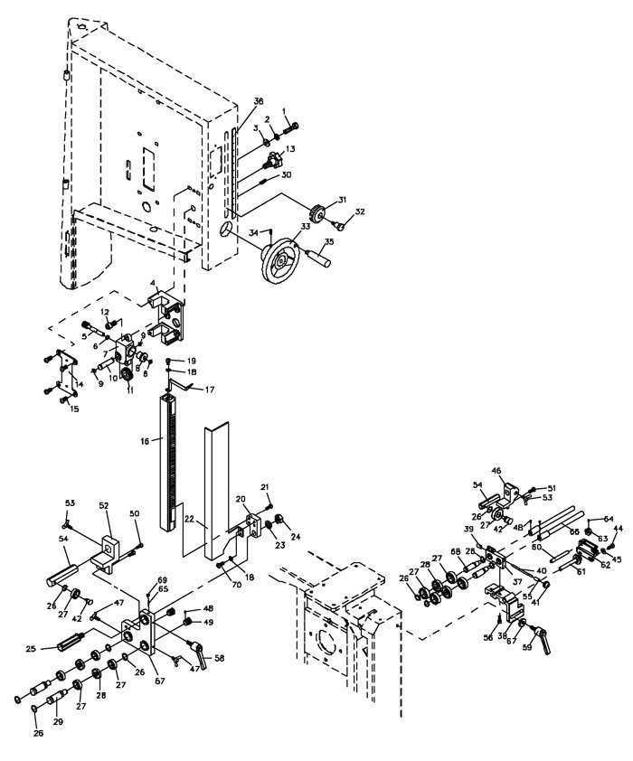 Jet 710751B Band Saw Parts