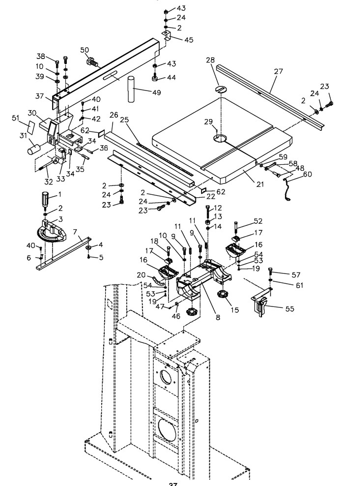 Jet 710751B Band Saw Parts