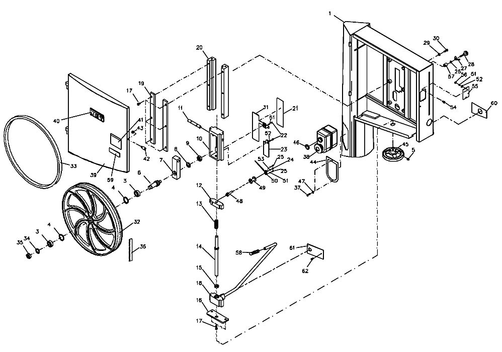 Jet 710751B Band Saw Parts