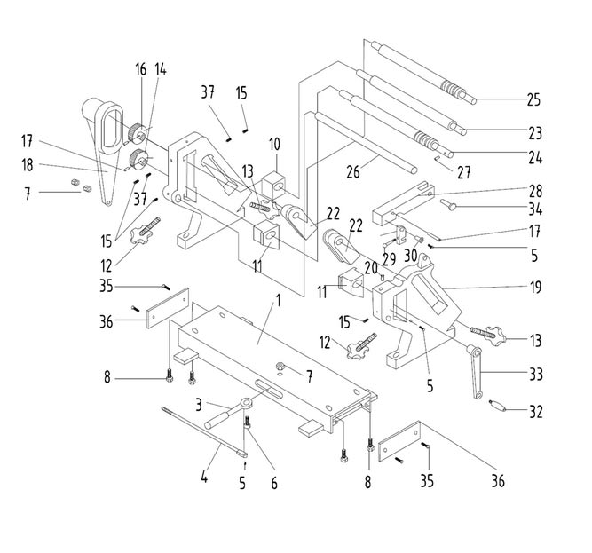 Jet 756020_SR-2024M Slip Roll Parts