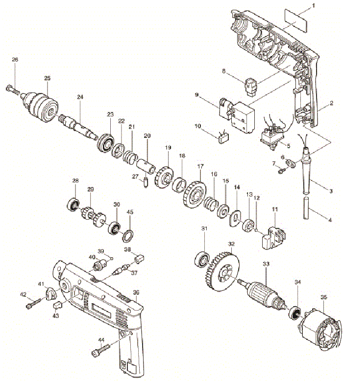 Makita 8401 Tool Parts