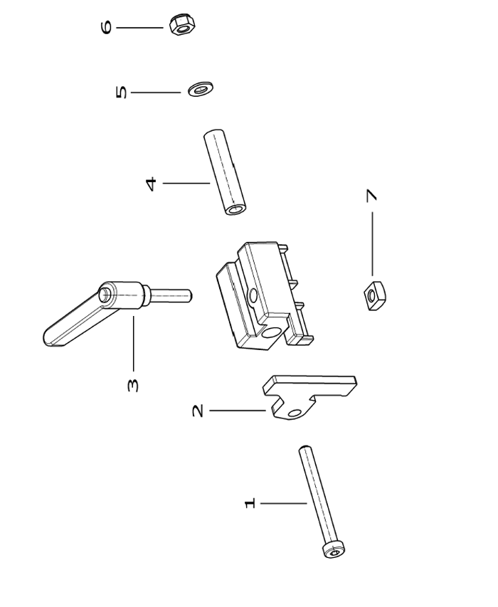 Festool Adjustable-Stop-MFT-AR (490555) Multifunction Table Parts