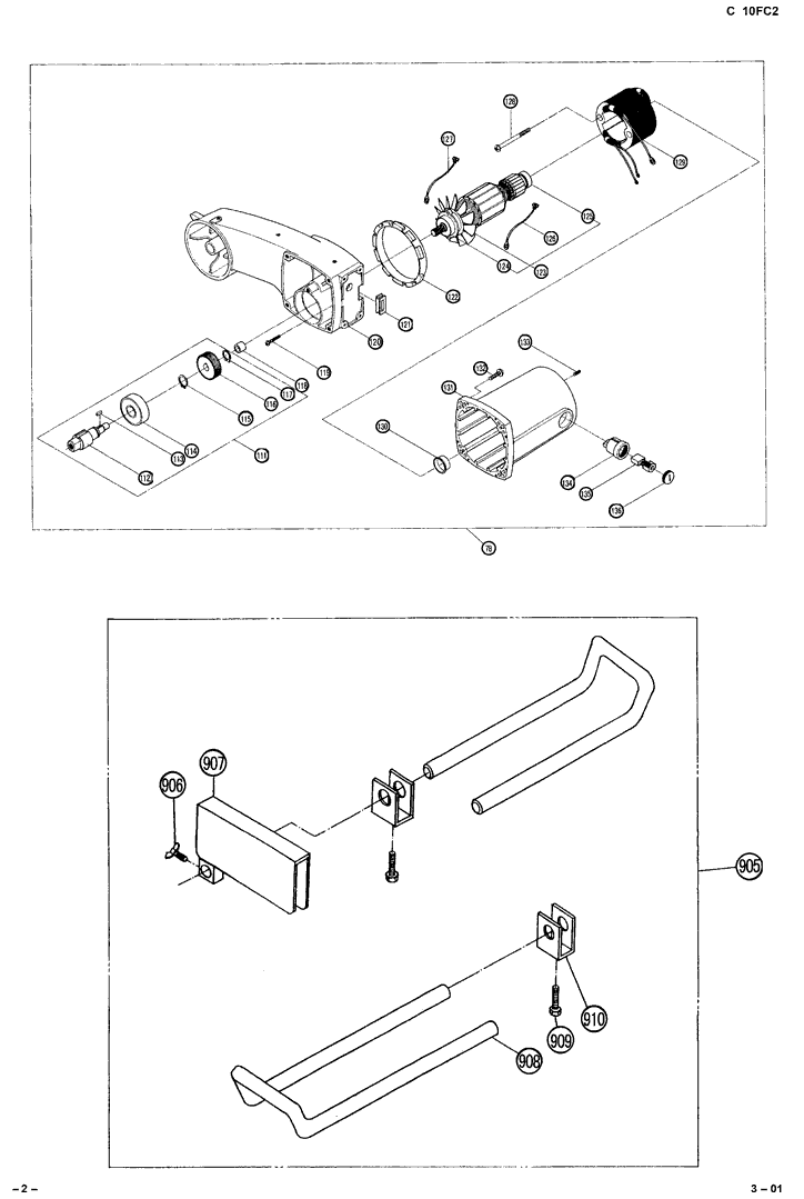 Hitachi C10FC2 Parts - Compound Miter saw