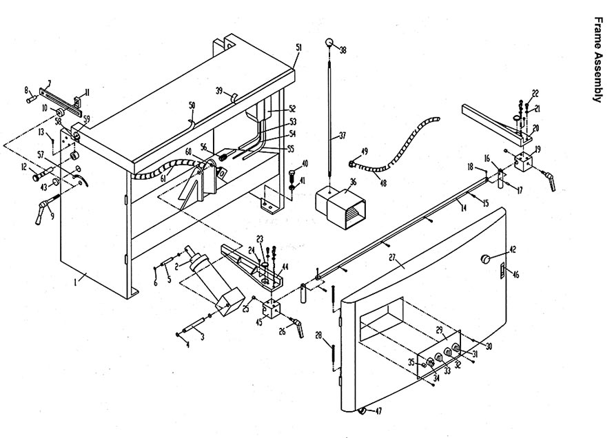 Powermatic CBM21 Line Bore Parts (1791302)