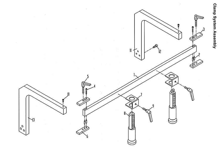 Powermatic CBM21 Line Bore Parts (1791302)