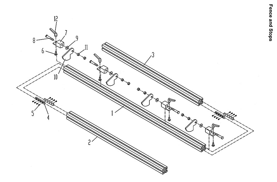 Powermatic CBM21 Line Bore Parts (1791302)