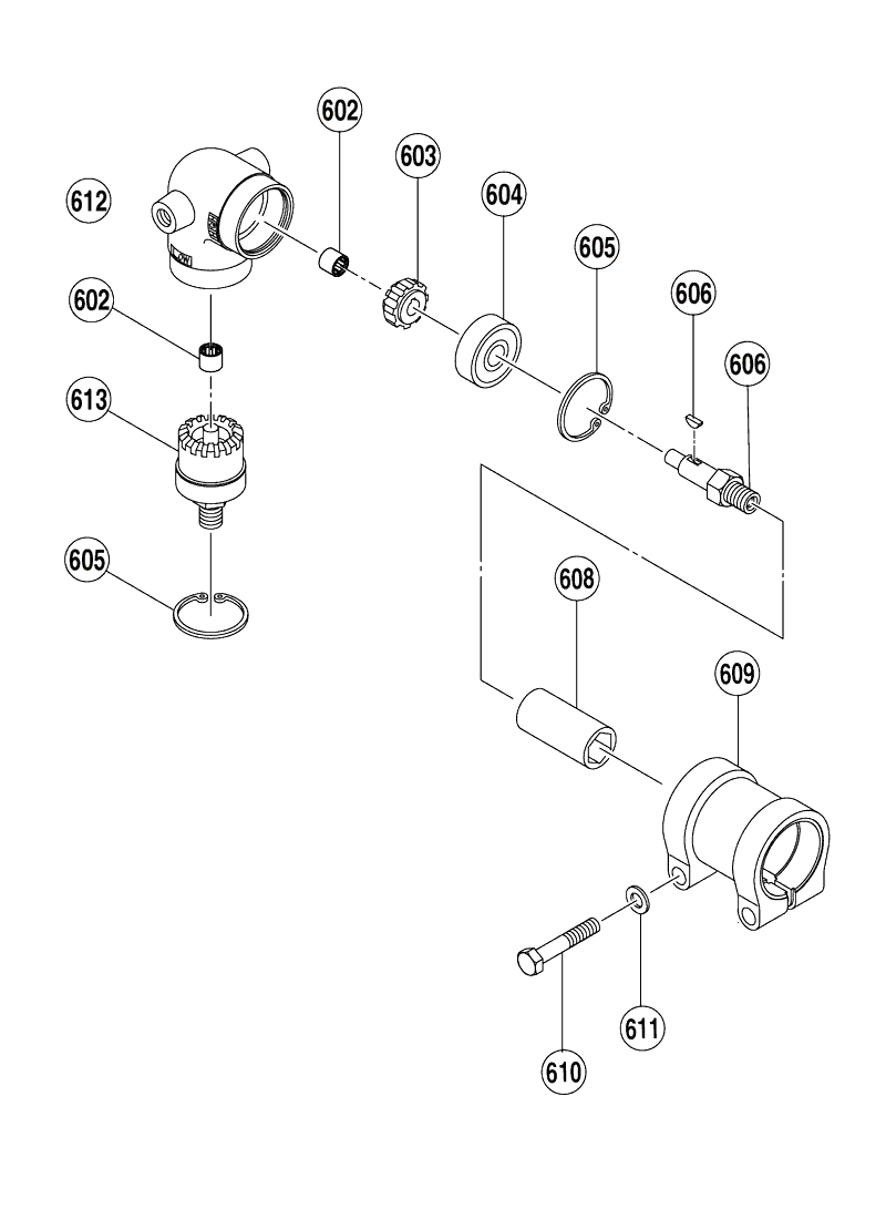 Hitachi D13VG Parts - Drill