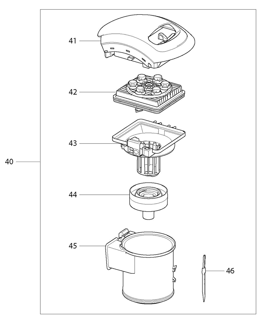 DCL501Z Makita Vacuum Parts