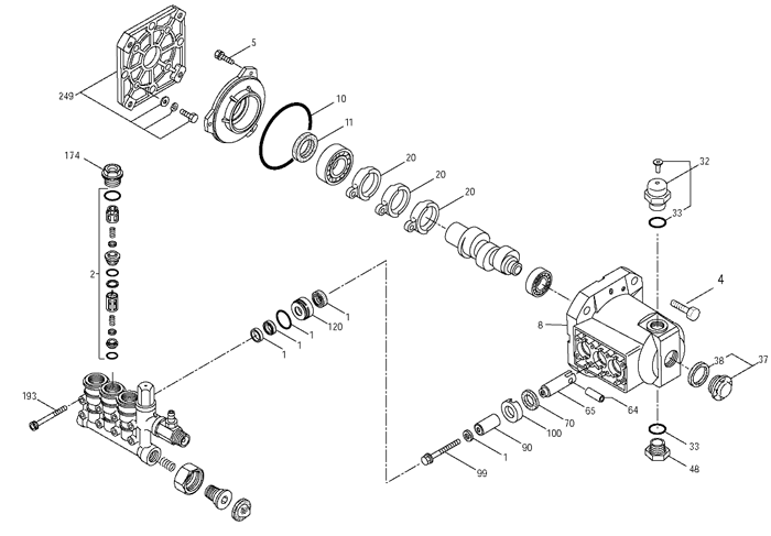 DeWalt DH3028 0 Parts - Pressure Washer