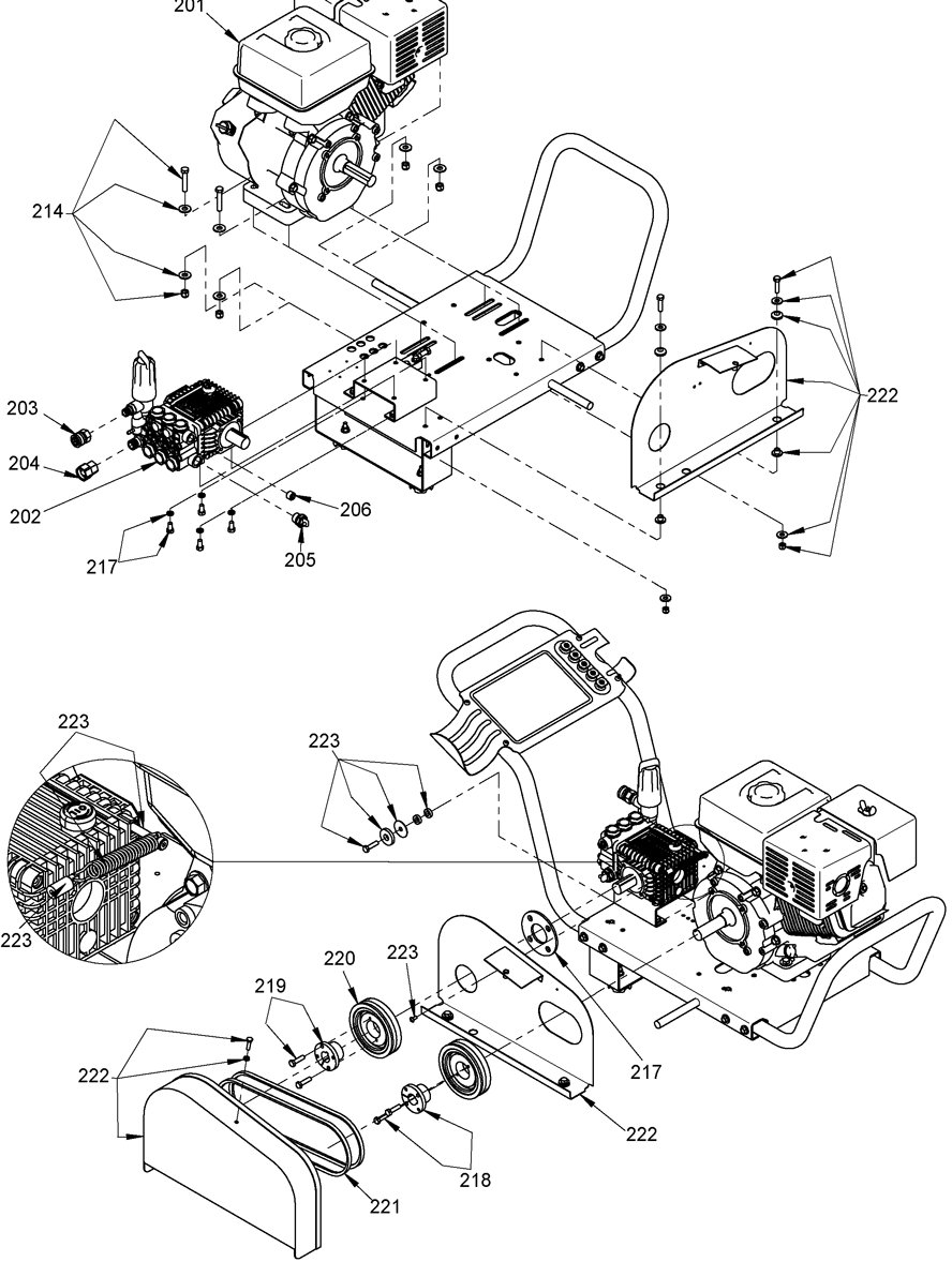 DeWalt DH4240B 0 Parts - Pressure Washer