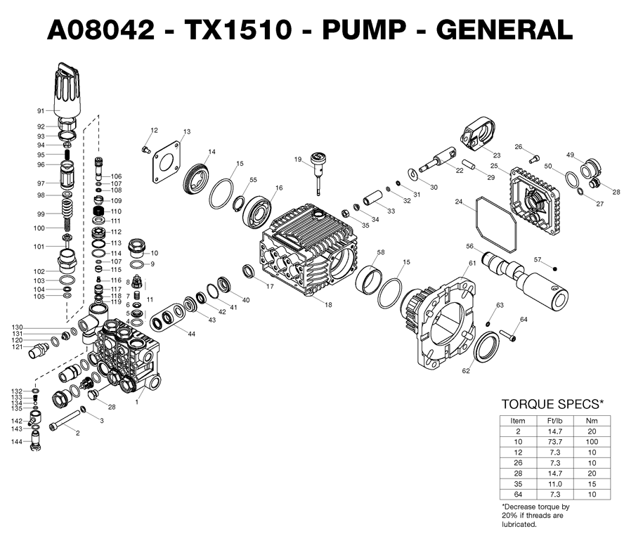 DeWalt DP3700 1 Parts - Pressure Washer