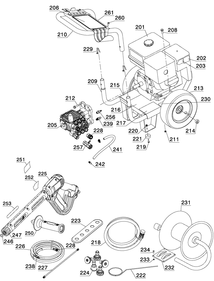 DeWalt DP3900 1 Parts - Pressure Washer