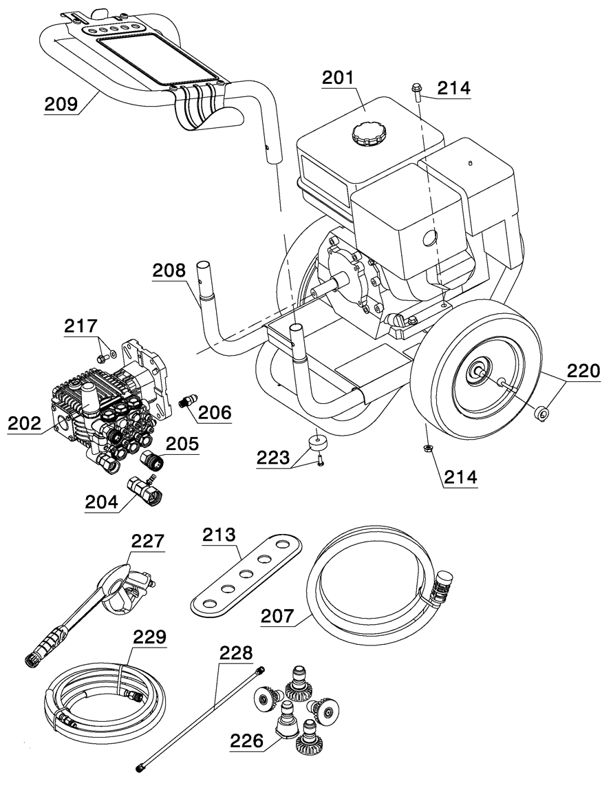 DeWalt DS3532CA 0 Parts - Pressure Washer