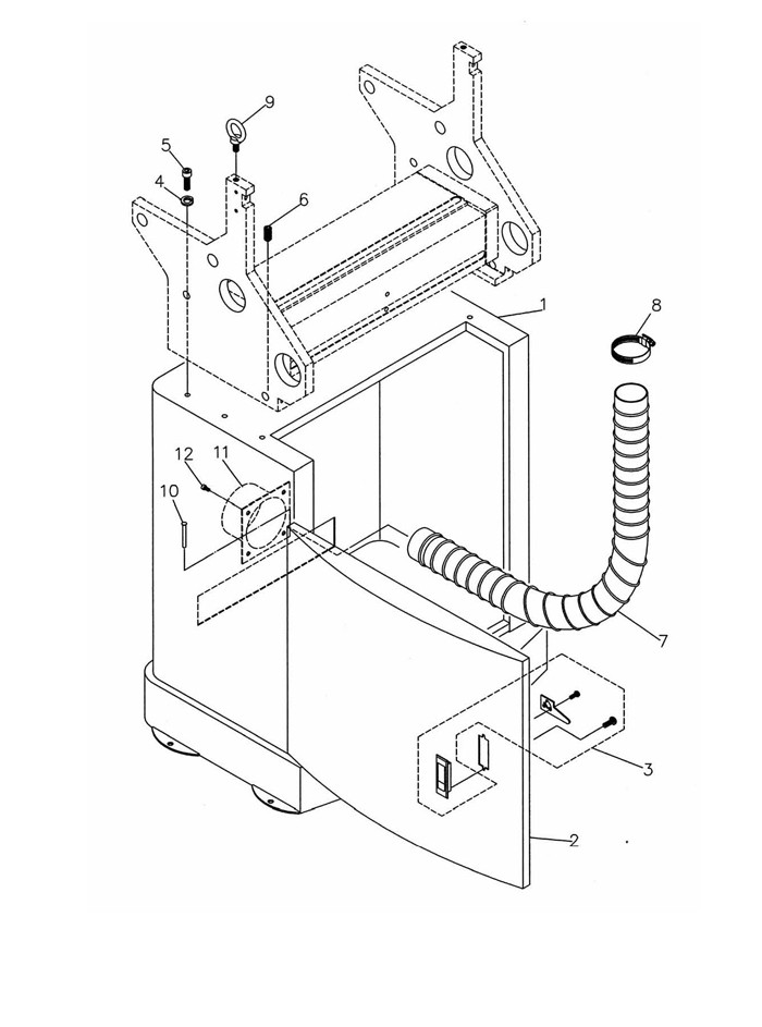 Powermatic DT45 Dovetail Machine Parts (1791304)