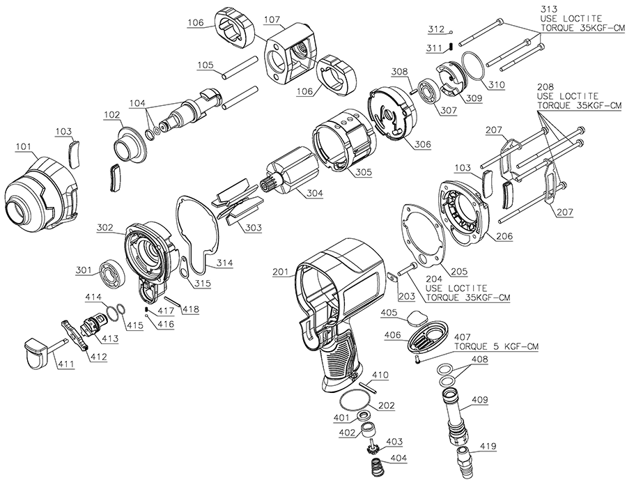 DWMT70773L Dewalt Wrench Parts