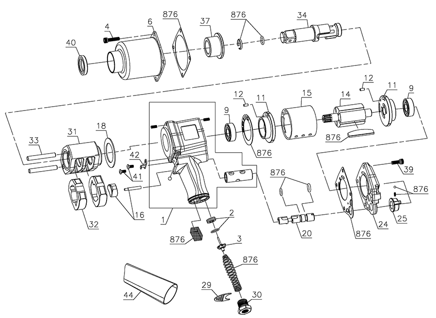 DWMT74271 Dewalt Wrench Parts