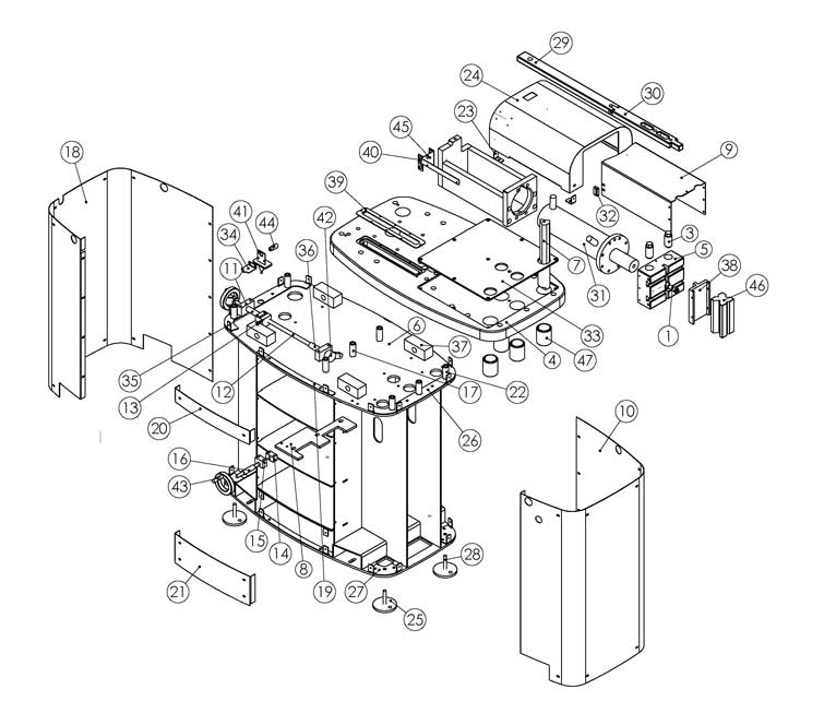 60 Ton Shop Press Parts - Edwards