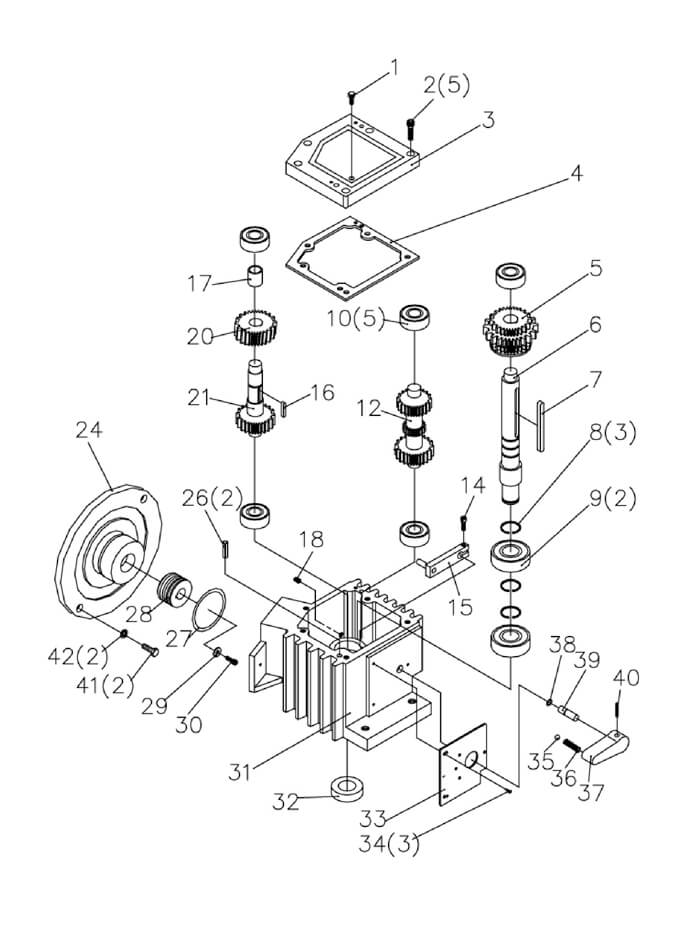 Jet HBS-812G Band Saw Parts