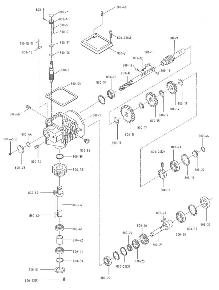 Jet HBS-814GH Band Saw Parts