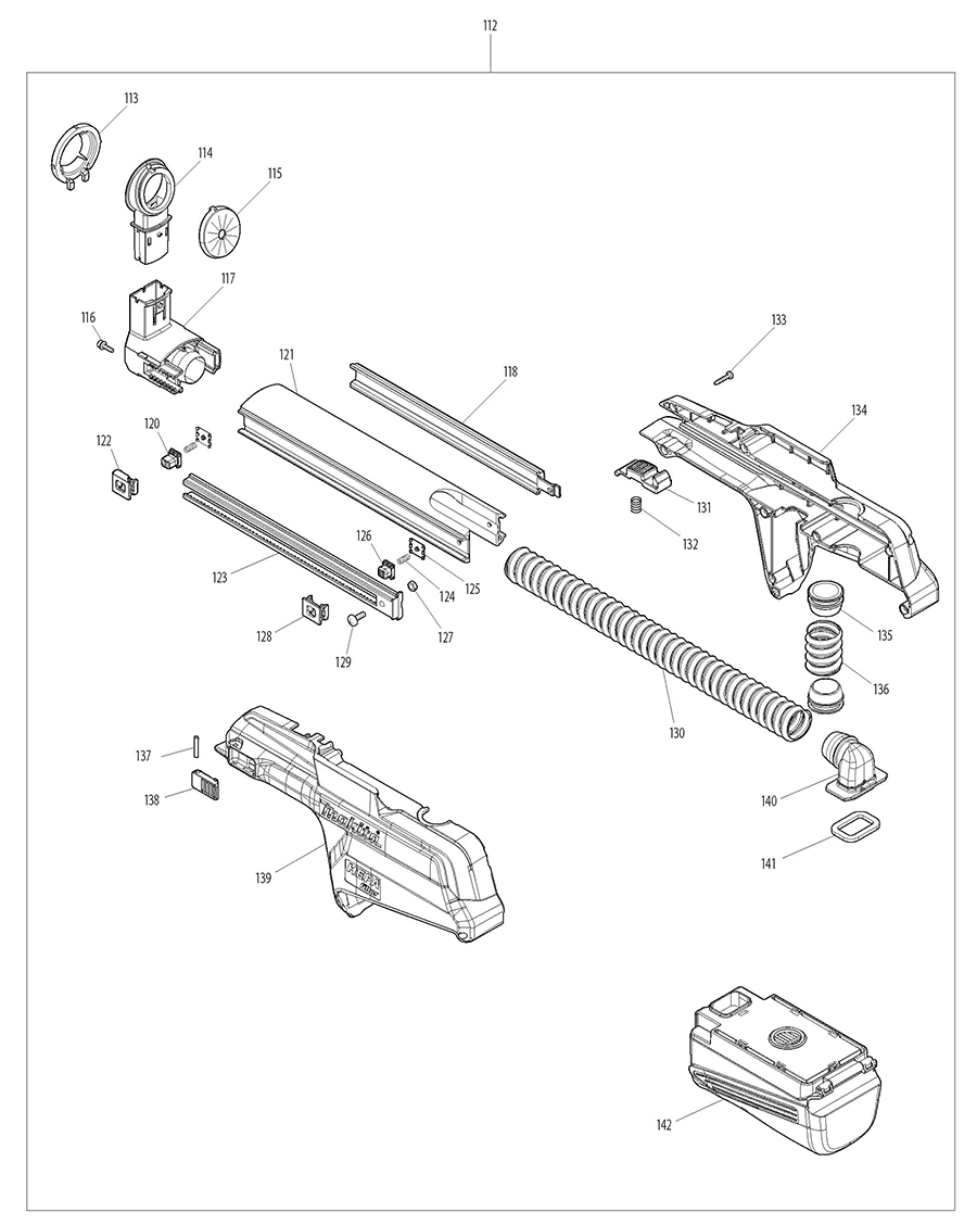 HR2661 Makita Rotary Hammer Parts