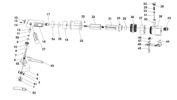 Jet JNS-185_JNS185 Angle Grinder Parts