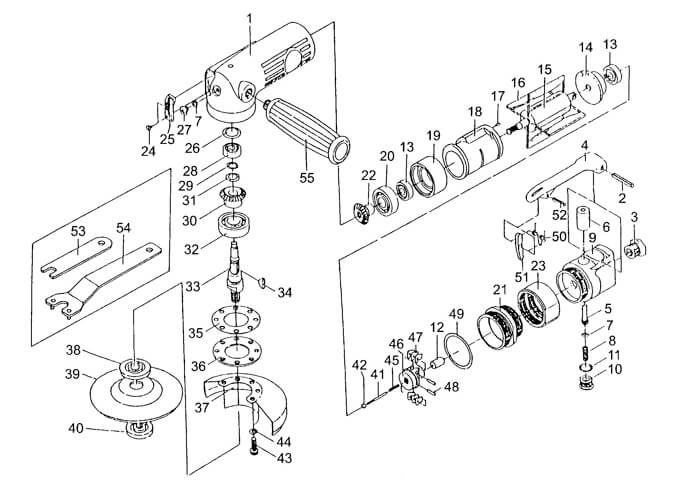 Jet JSM-619 Grinder Parts