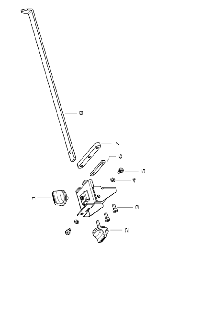 Festool Longitudinal-Stop-MFT-LA (488564) Multifunction Table Parts