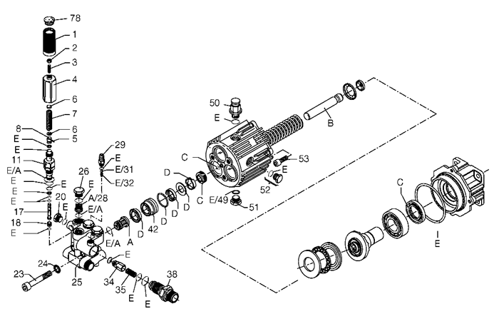 Porter Cable PC2525SP Pressure Washer Parts