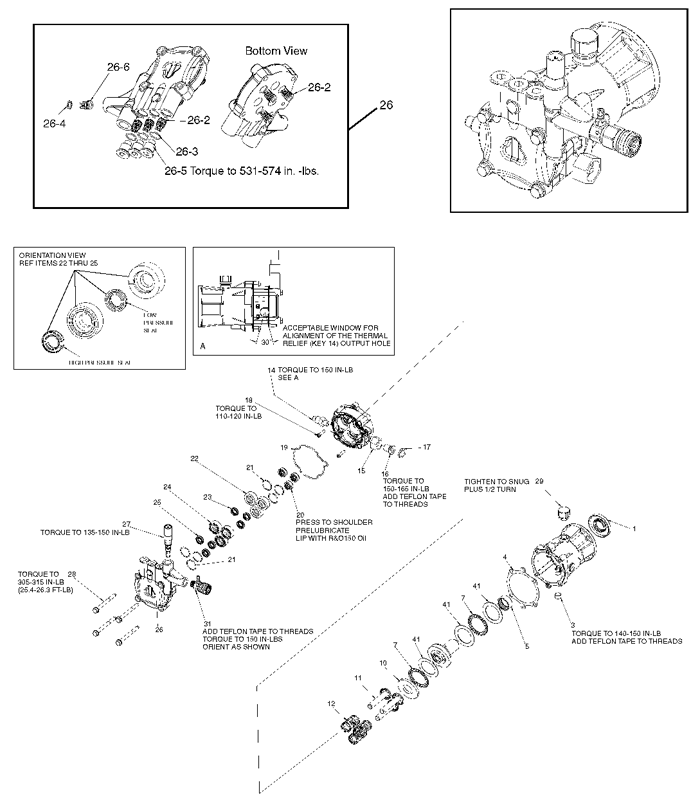 Porter Cable PCH2425 Pressure Washer Parts