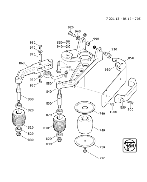 Fein RS12-70E 72211300234 Parts - Sander
