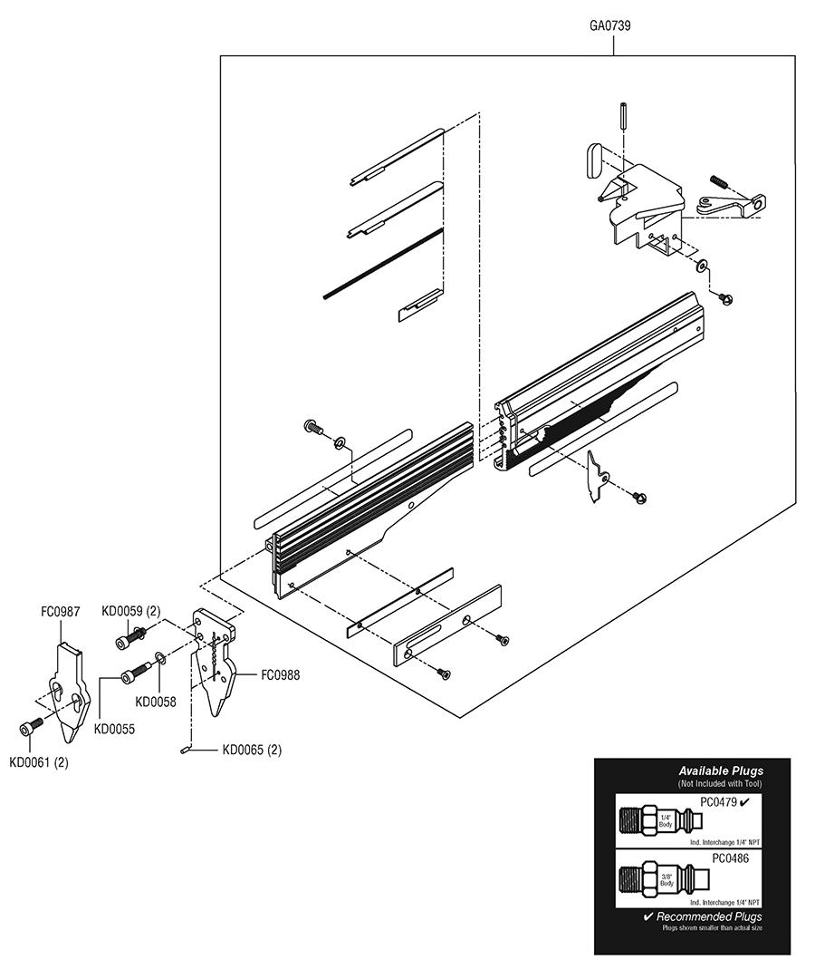 SPBN18XP Nailer Parts - Senco