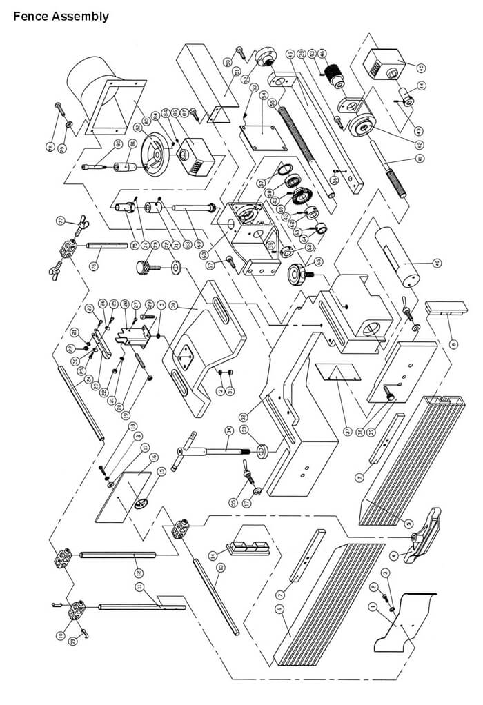 Powermatic TS29 Shaper Parts (1791284)