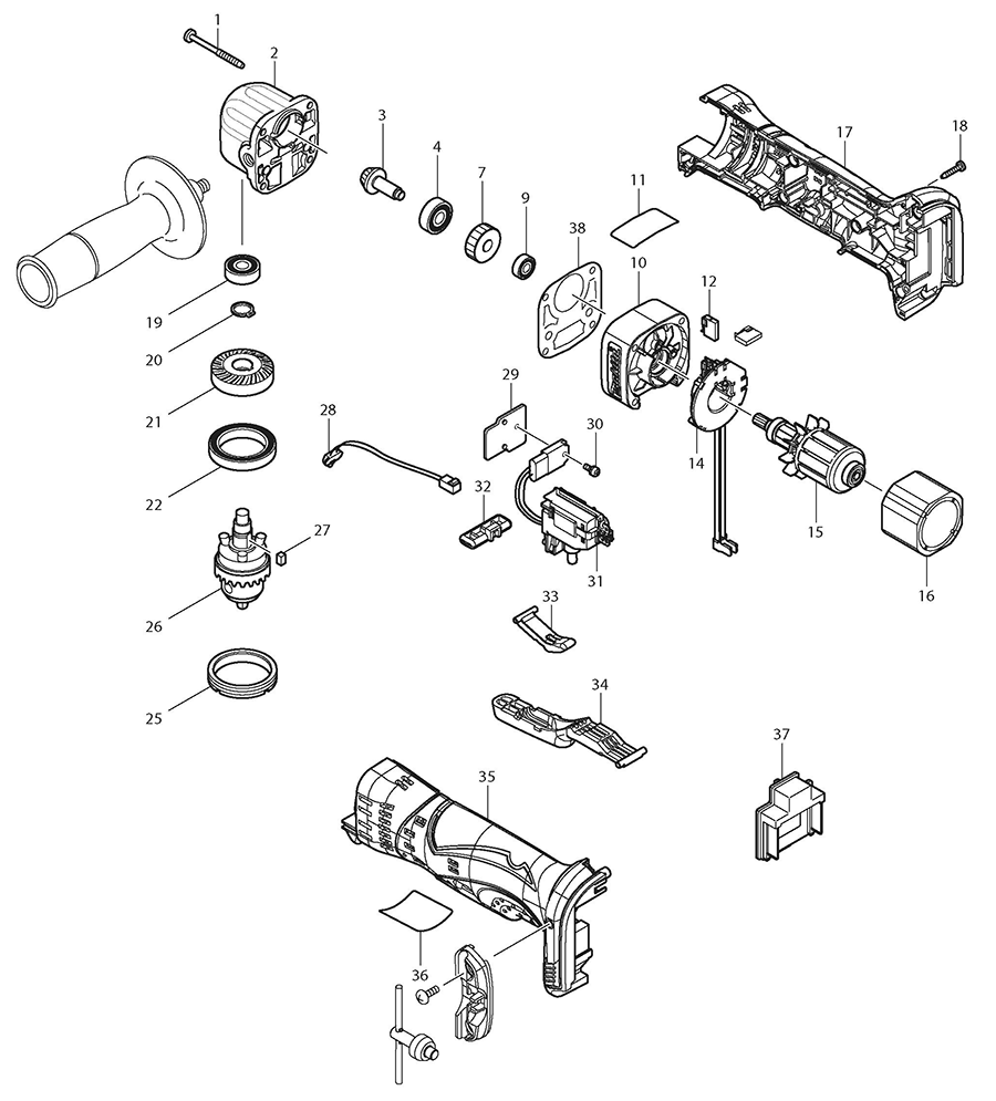 XAD01Z Makita Drill Parts