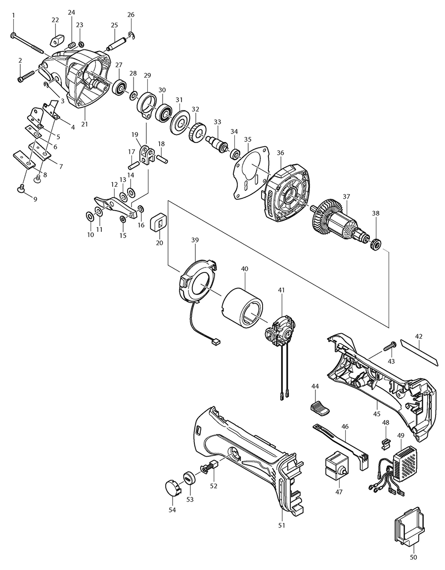 XSJ02Z Makita Shear Parts