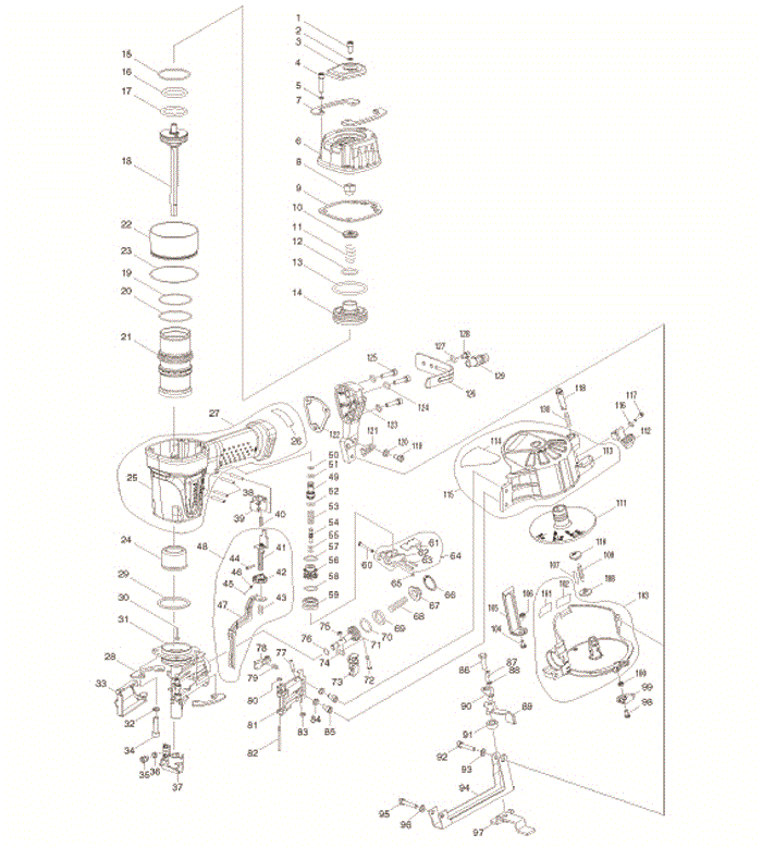 Makita an453 Parts - Nailer