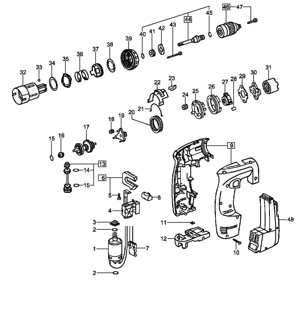 Festool CDD12ES (489824) Cordless Drill Parts