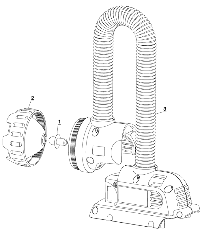 DeWALT DC509 Cordless Lighting Parts